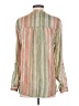 MULTIPLES Stripes Green Long Sleeve Blouse Size S - photo 2