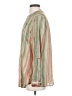 MULTIPLES Stripes Green Long Sleeve Blouse Size S - photo 5