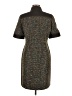E3 by Etcetera 100% Polyester Tweed Black Casual Dress Size 6 - photo 2