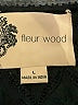 Fleur Wood Black 3/4 Sleeve Blouse Size Lg (3) - photo 7