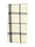 Unbranded Checkered-gingham Ivory Scarf One size - photo 2