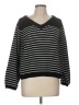Cha Cha Vente Stripes Black Pullover Sweater Size M (estimated) - photo 1
