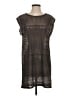 Merona 100% Polyester Gray Casual Dress Size S - photo 1