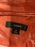 J.Crew Orange Long Sleeve Blouse Size M - photo 7