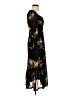 Unbranded 100% Polyester Floral Black Cocktail Dress Size XS (estimated) - photo 4