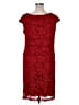 DressBarn Red Burgundy Cocktail Dress Size 16 - photo 2