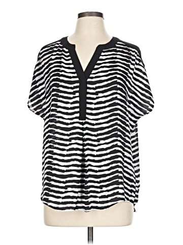 Roz & Ali Short Sleeve Blouse (view 1)