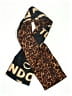 Unbranded Animal Print Brown Black Scarf One size - photo 1