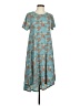 Lularoe Paisley Teal Casual Dress Size S - photo 1