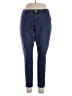 YMI Argyle Blue Jeggings Size 20 - photo 1