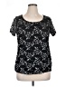 Elementz Black Short Sleeve Top Size 1X - photo 1