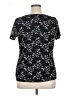 Elementz Black Short Sleeve Top Size 1X - photo 2
