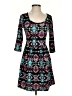 Bebop Print Teal Casual Dress Size S - photo 1