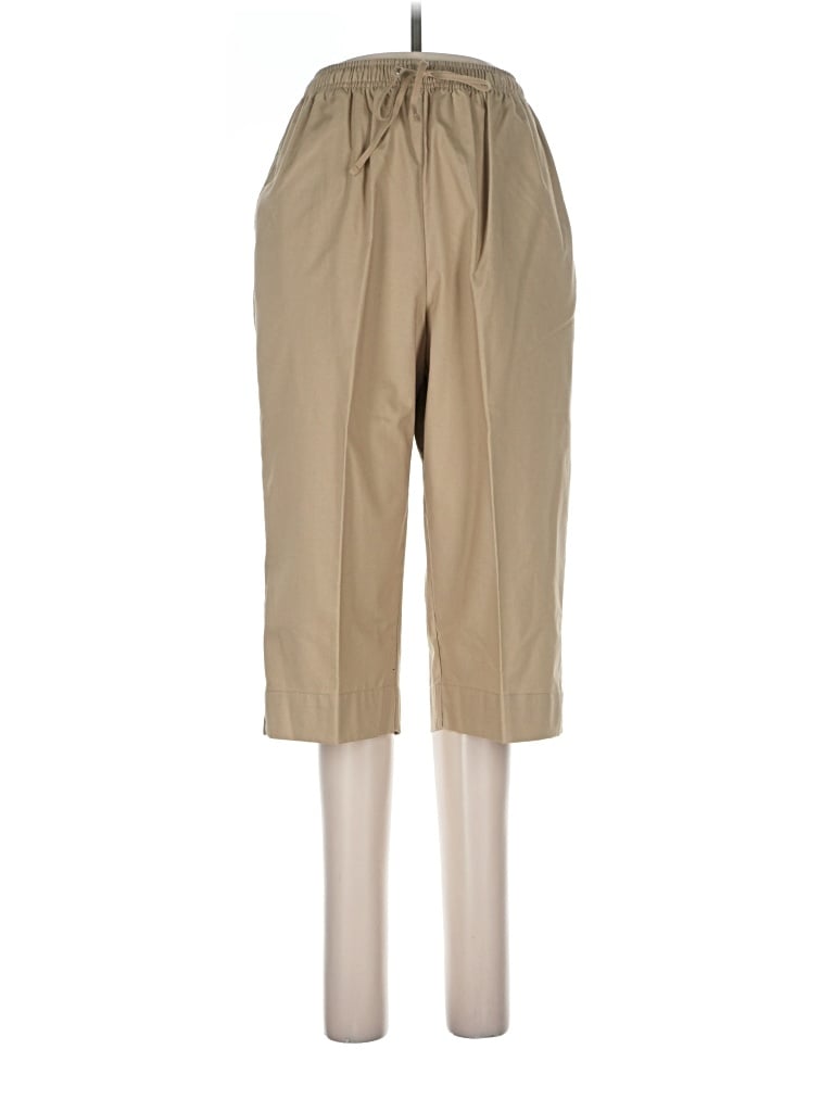 Pre-owned Karen Scott Sport Casual Pants In Tan