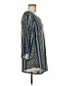 Alfani Aztec Or Tribal Print Teal 3/4 Sleeve Blouse Size M - photo 4