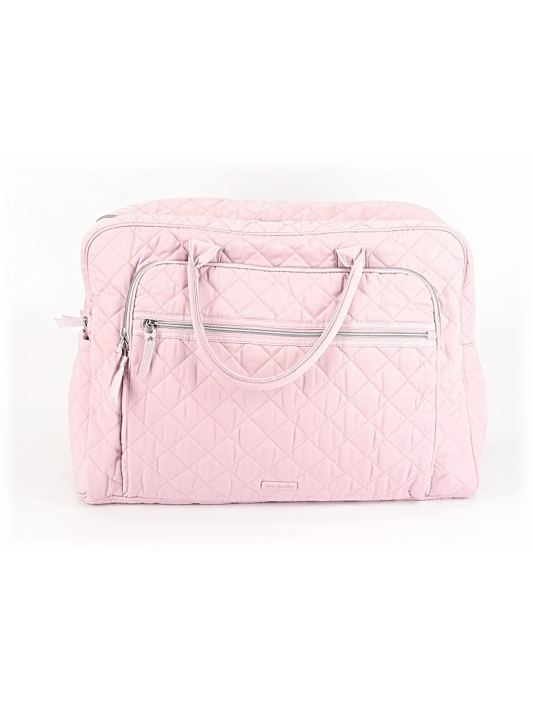 Pre-owned Vera Bradley Weekender In Pink