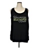 Terra & Sky Black Sleeveless T-Shirt Size 1X - photo 1