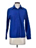 Shein 100% Polyester Blue Long Sleeve Blouse Size S - photo 1