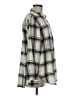 Gap 100% Cotton Plaid Silver Long Sleeve Button-Down Shirt Size M - photo 4
