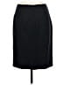 Piazza Sempione Solid Black Wool Skirt Size EU (IT) 44 / US 8 - photo 2