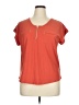 Vintage Rose Orange Short Sleeve Top Size XL - photo 1