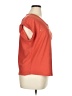 Vintage Rose Orange Short Sleeve Top Size XL - photo 4