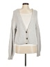 Alya 100% Polyester Gray Cardigan Size M - photo 1
