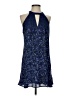 Chelsea28 100% Polyester Stars Blue Cocktail Dress Size XS - photo 1