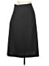 Issey Miyake 100% Polyester Solid Black Formal Skirt Size Med (3) - photo 1