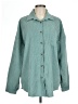 Unbranded Teal Green Long Sleeve Blouse Size L (estimated) - photo 1