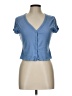rue21 Blue Short Sleeve Top Size L - photo 1