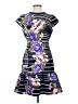 Muse Print Purple Casual Dress Size 4 - photo 1