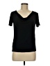 Ann Taylor 100% Rayon Black Short Sleeve Top Size M - photo 1