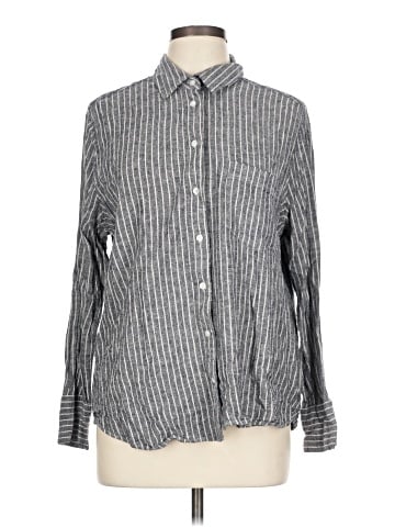 Banana Republic Factory Store Long Sleeve Button-Down Shirt (view 1)