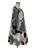 Unbranded Graphic Gray Casual Dress Size M - photo 4