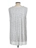 Alfani 100% Polyester Silver Sleeveless Blouse Size 10 - photo 2