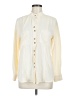 NY Collection 100% Polyester Color Block Ivory Long Sleeve Blouse Size M - photo 1