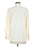 NY Collection 100% Polyester Color Block Ivory Long Sleeve Blouse Size M - photo 2