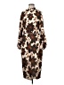 Alexia Admor Print Brown Tan Casual Dress Size M - photo 1