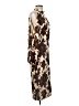 Alexia Admor Print Brown Tan Casual Dress Size M - photo 4