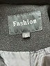 Fashion 100% Polyester Black Coat Size XS - photo 3