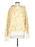 Sundays Animal Print Yellow Pullover Hoodie Size Lg (3) - photo 1
