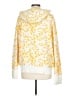 Sundays Animal Print Yellow Pullover Hoodie Size Lg (3) - photo 2