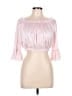 Assorted Brands Pink 3/4 Sleeve Blouse Size L - photo 1