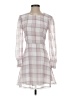 showpo 100% Polyester Plaid Ivory Casual Dress Size 2 - photo 1