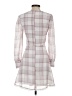 showpo 100% Polyester Plaid Ivory Casual Dress Size 2 - photo 2