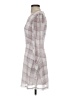 showpo 100% Polyester Plaid Ivory Casual Dress Size 2 - photo 5