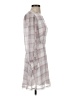 showpo 100% Polyester Plaid Ivory Casual Dress Size 2 - photo 4