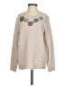 J.Crew Floral Tan Wool Pullover Sweater Size XS - photo 1