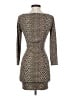 LPA Animal Print Brown Cocktail Dress Size XS - photo 2